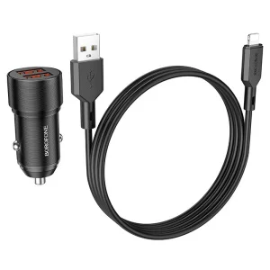 АЗУ 2.4A 2USB черный BOROFONE - миниатюра 2