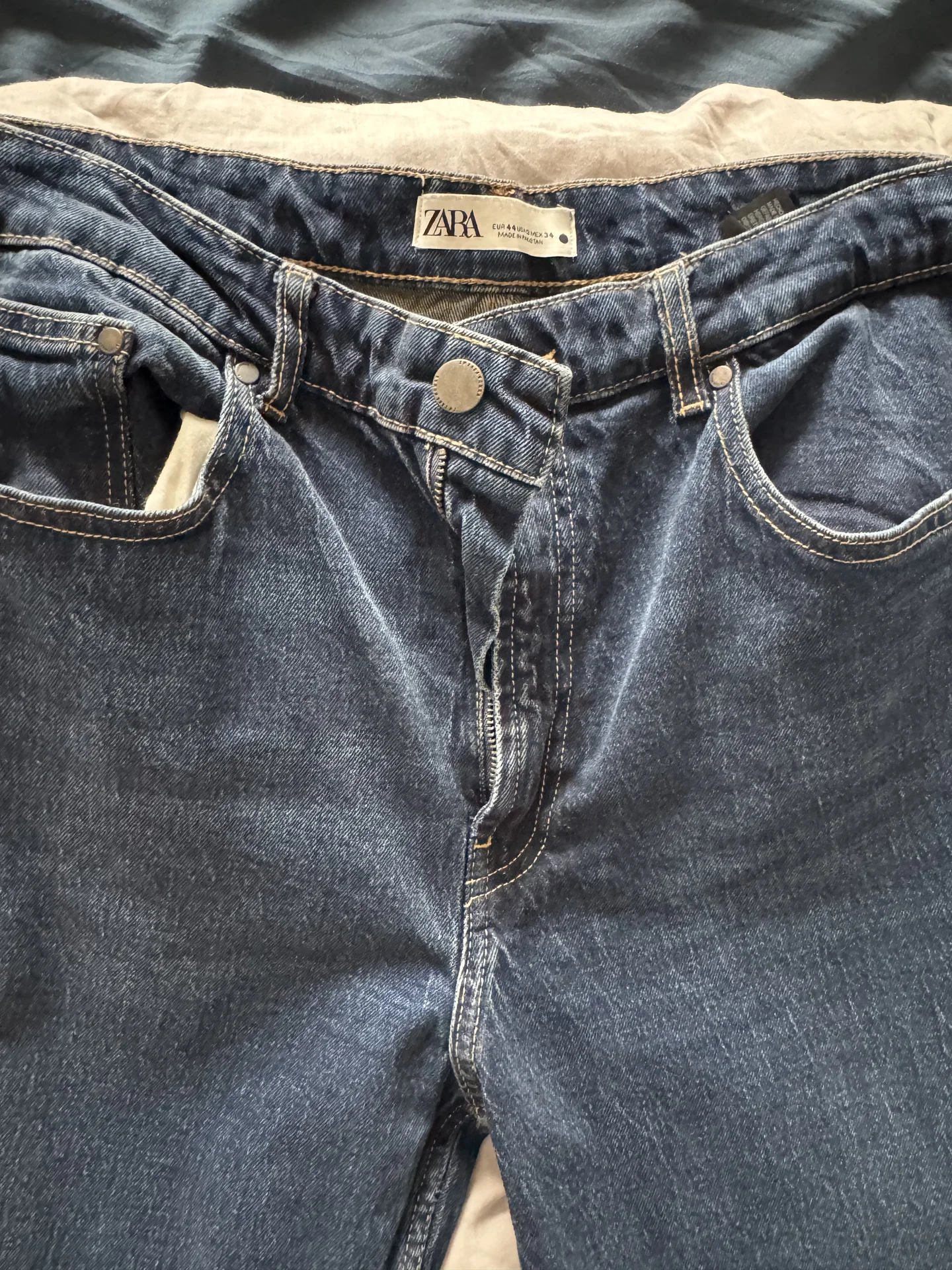 Джинсы Zara EUR 44 - миниатюра 3