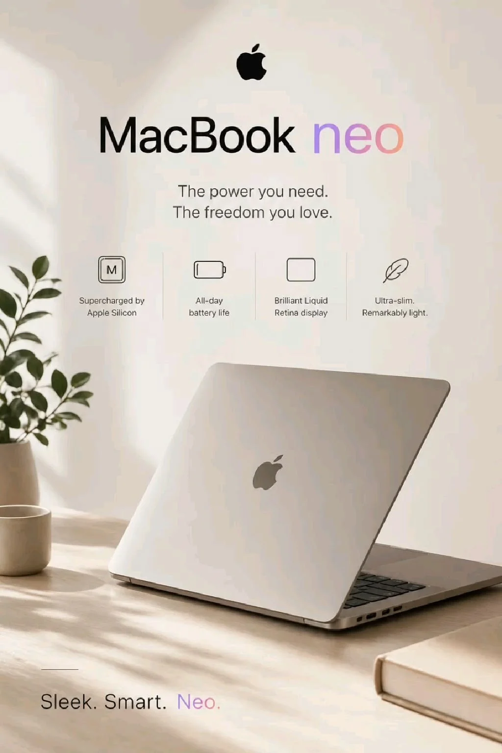 MacBook Neo 13 8/256 Citrus (Цитрусовый) - миниатюра 2