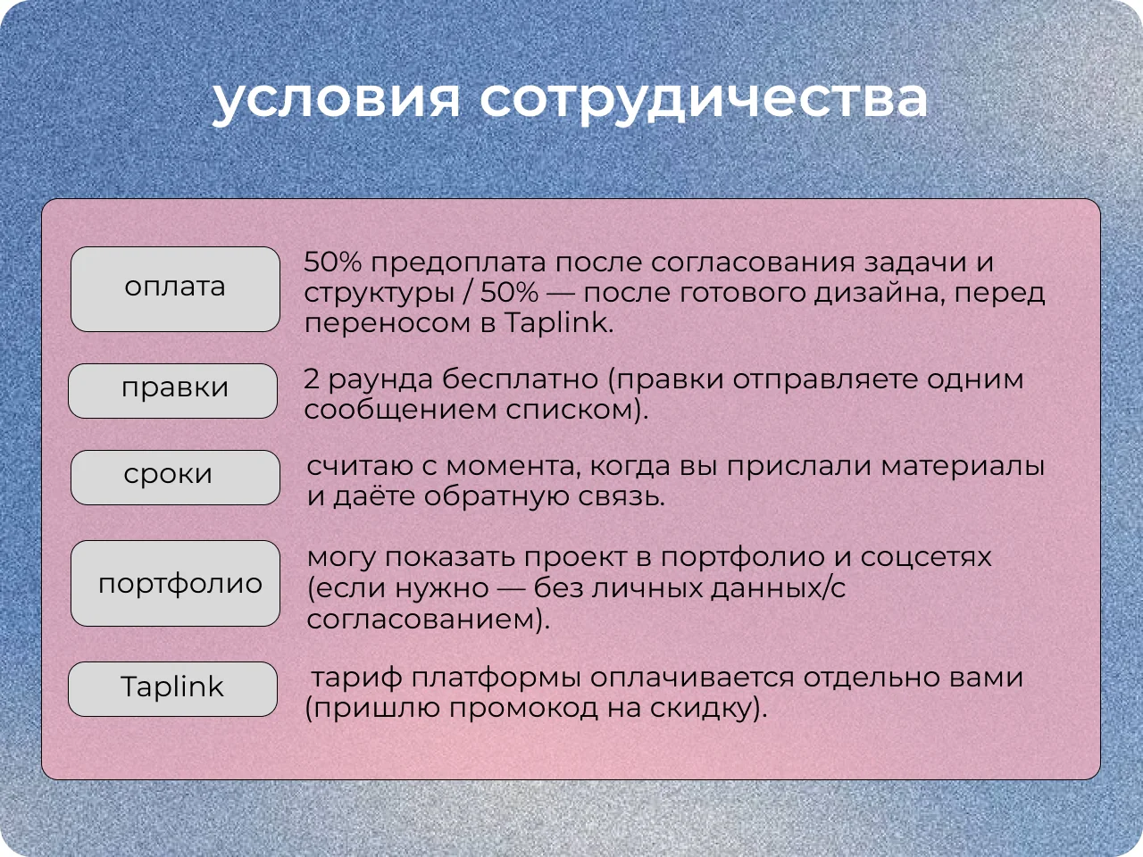 Сайт для услуг и бизнеса на taplink - миниатюра 7