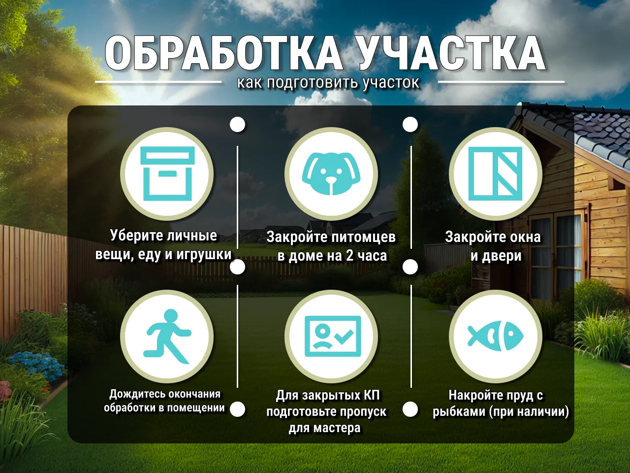 Обработка участка от комаров, клещей, муравьев - миниатюра 3