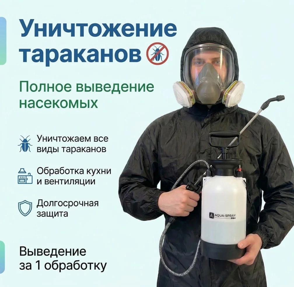 Обработка от клопов, тараканов, блох - миниатюра 3