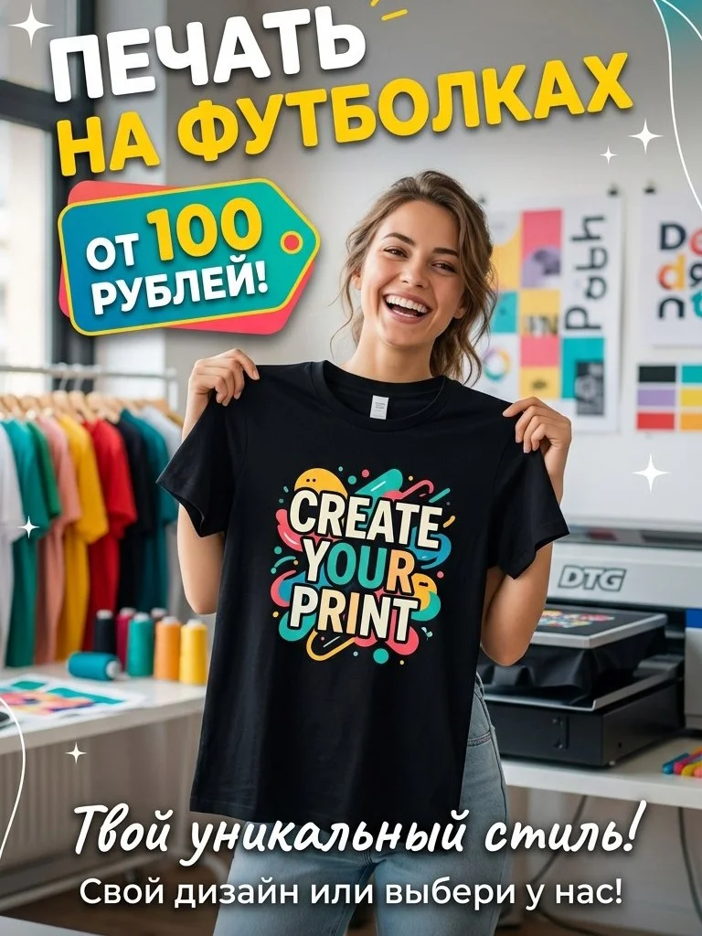 ПЕЧАТЬ НА ФУТБОЛКАХ ОПТОМ