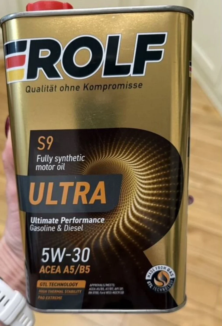 Синтетическое масло Rolf GT 5w-40 - миниатюра 2