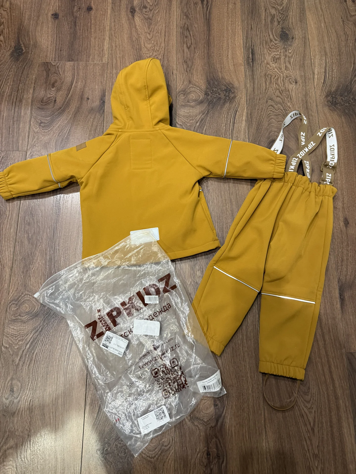 Комбинезон softshell zipkids 80р, новый - миниатюра 4