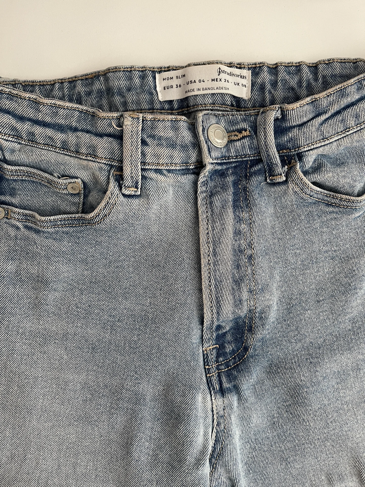 Джинсы Stradivarius slim mom 36 - миниатюра 2