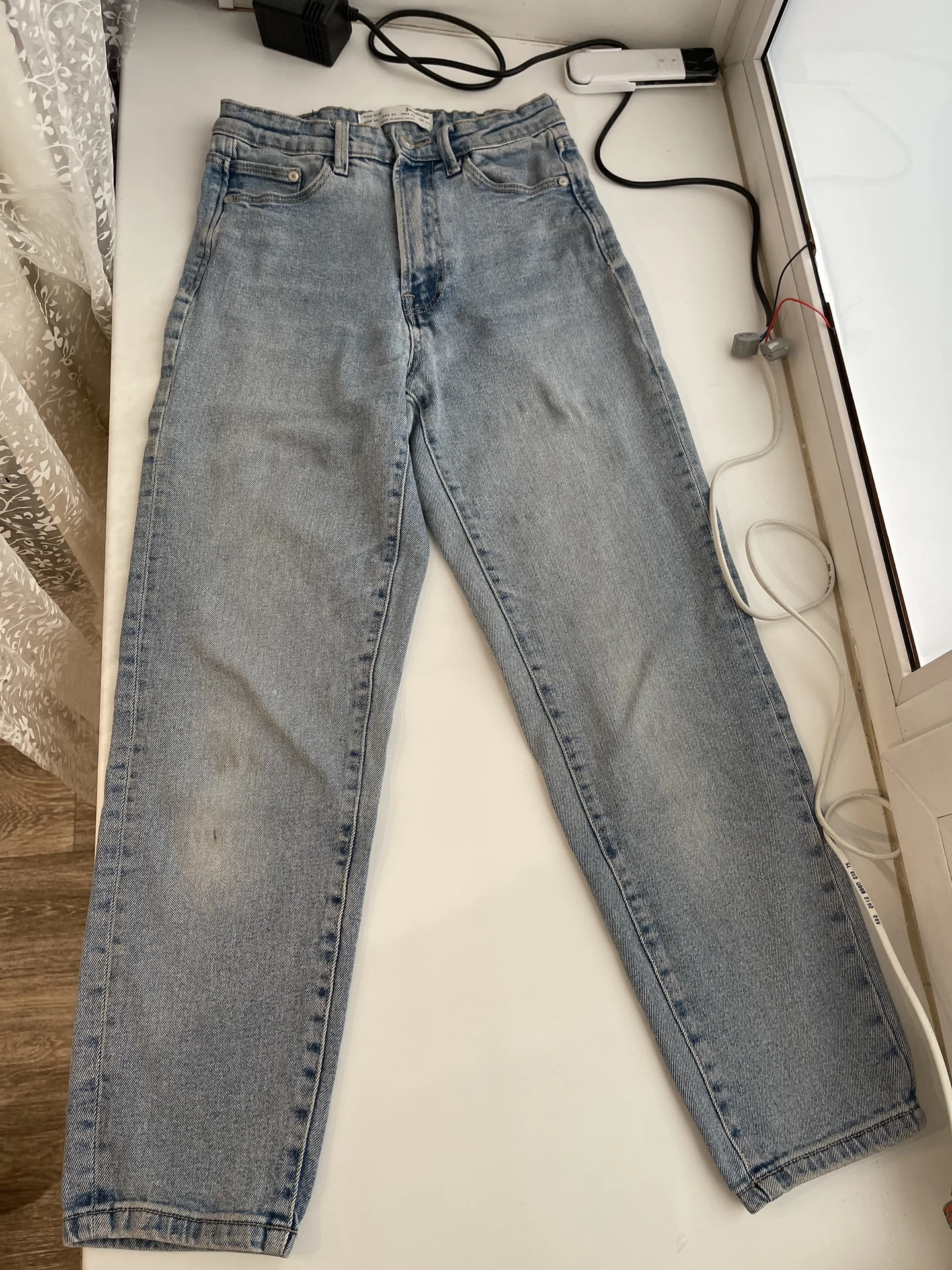 Джинсы Stradivarius slim mom 36 - миниатюра 3
