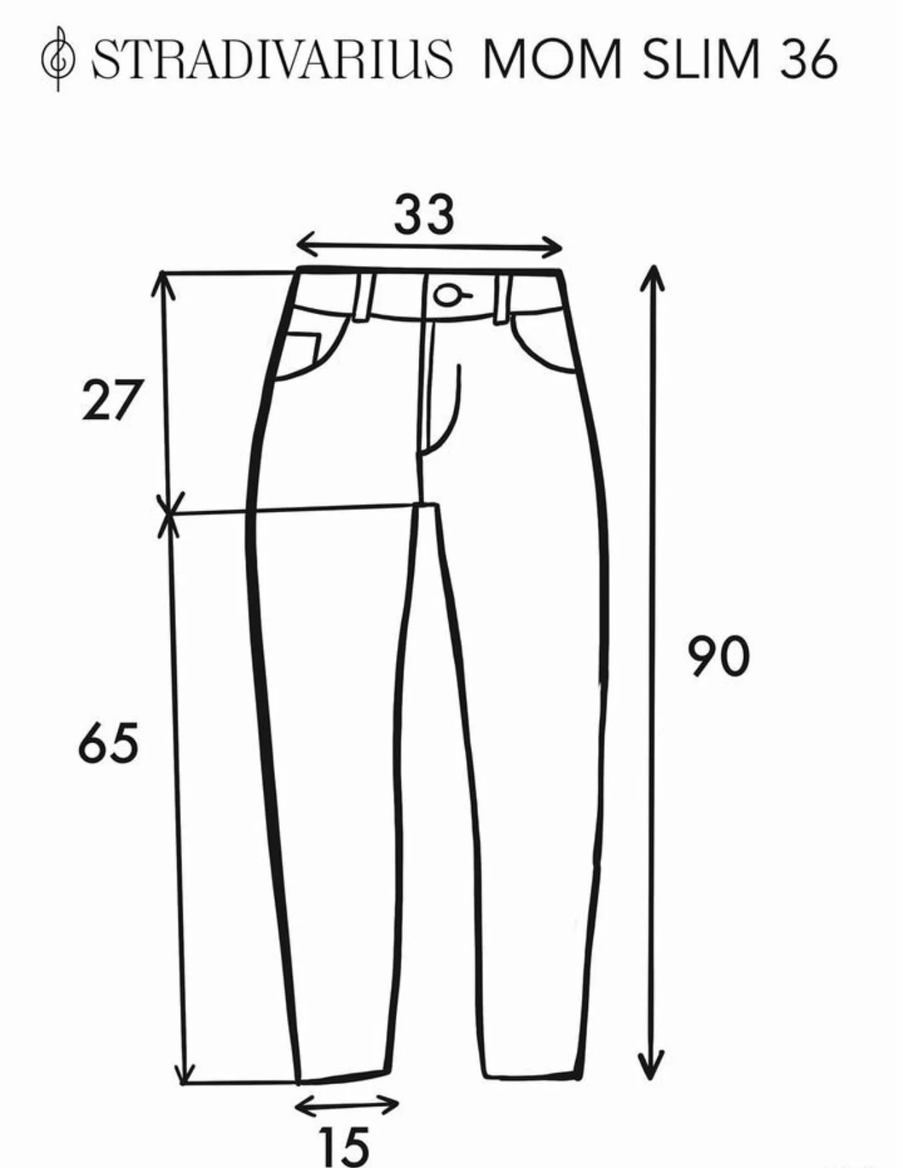 Джинсы Stradivarius slim mom 36 - миниатюра 6