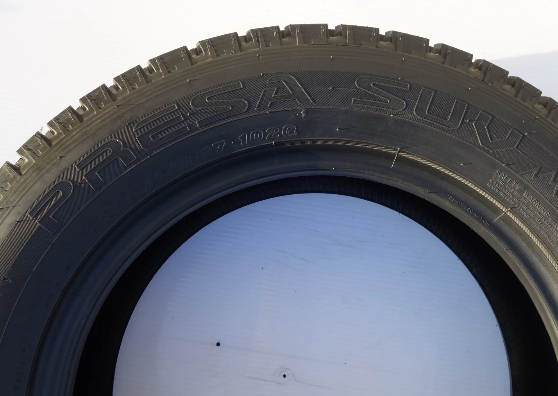 Автомобильная шина Maxxis Presa SUV SS01 235/60R17 102Q - миниатюра 3