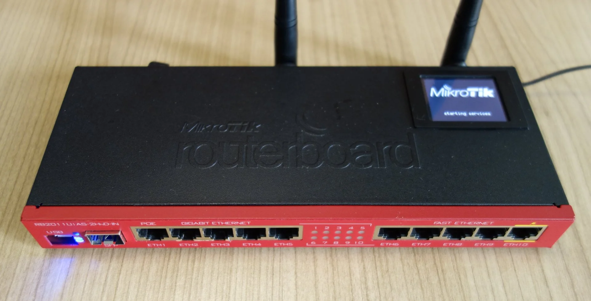 Wi-Fi роутер MikroTik RB2011UiAS-2HnD-IN - миниатюра 6
