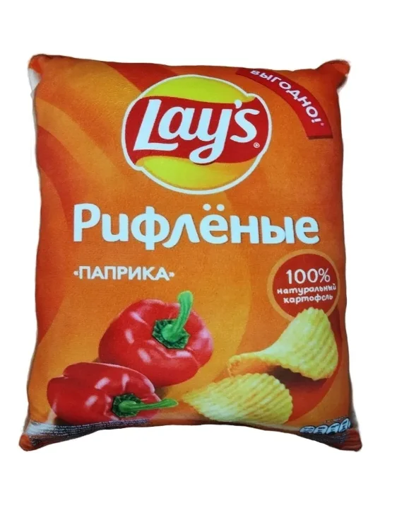 Мягкая подушка чипсы "Lays", 35 см - миниатюра 2