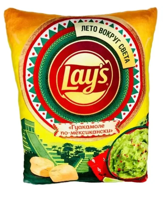 Мягкая подушка чипсы "Lays", 35 см - миниатюра 4