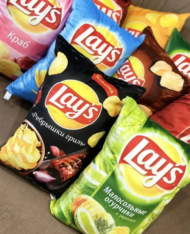 Мягкая игрушка Подушка чипсы "Lays", 45 см - изображение 1