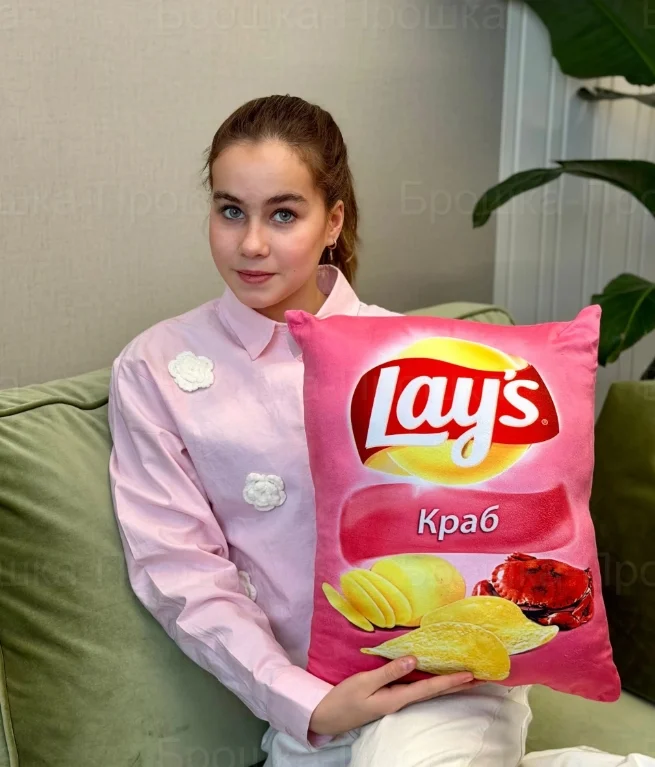 Мягкая игрушка Подушка чипсы "Lays", 45 см - миниатюра 2