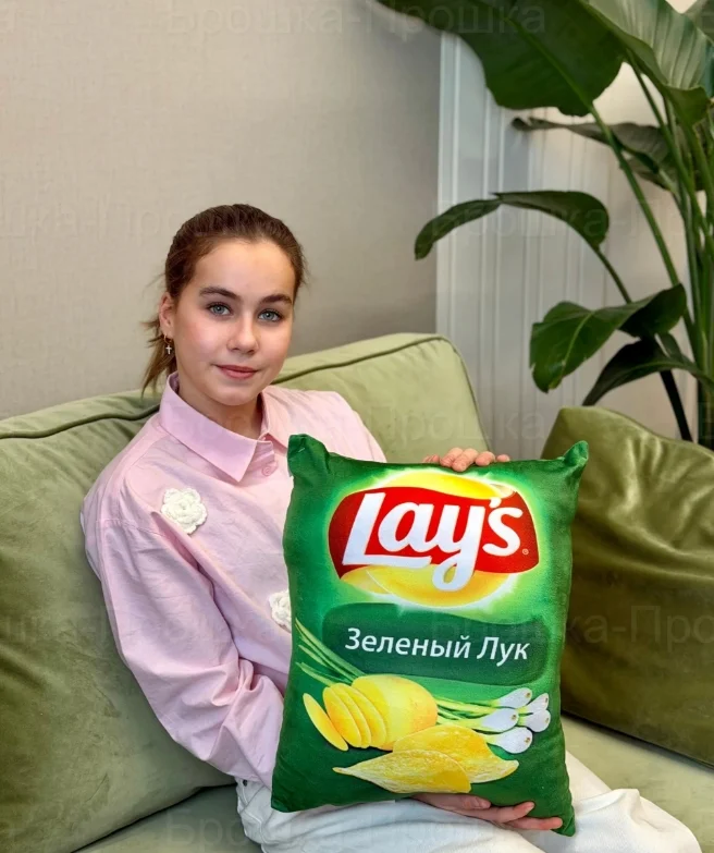 Мягкая игрушка Подушка чипсы "Lays", 45 см - миниатюра 3