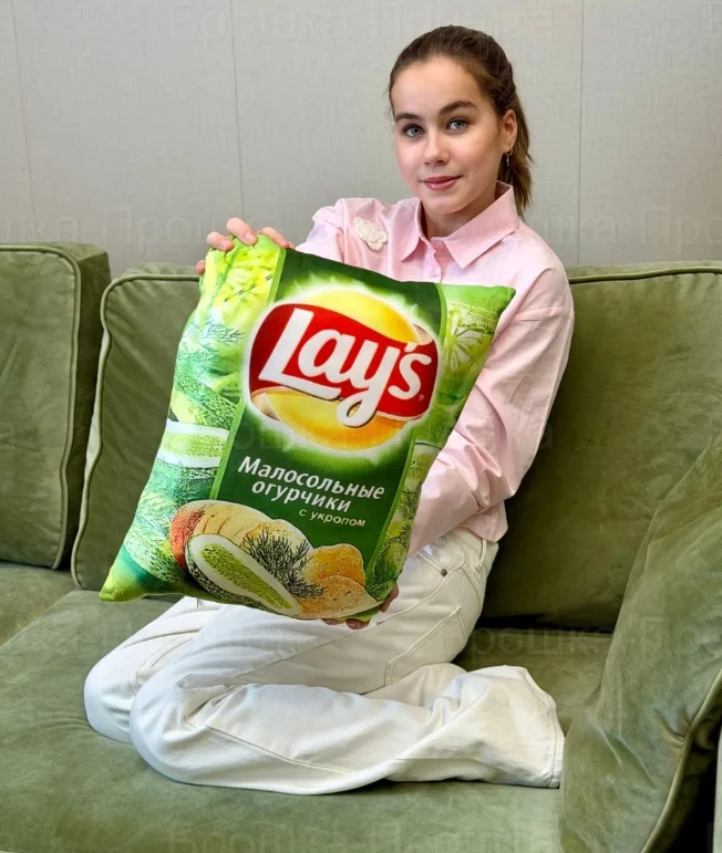 Мягкая игрушка Подушка чипсы "Lays", 45 см - миниатюра 4