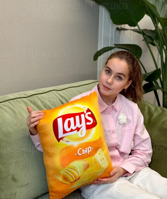 Мягкая игрушка Подушка чипсы "Lays", 45 см - миниатюра 5