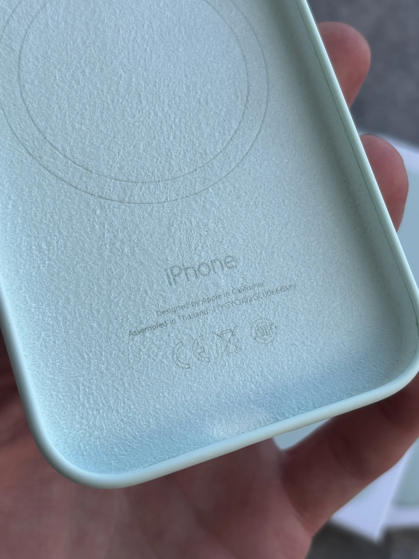 Чехол Silicon Case iPhone 15 soft mint - миниатюра 6