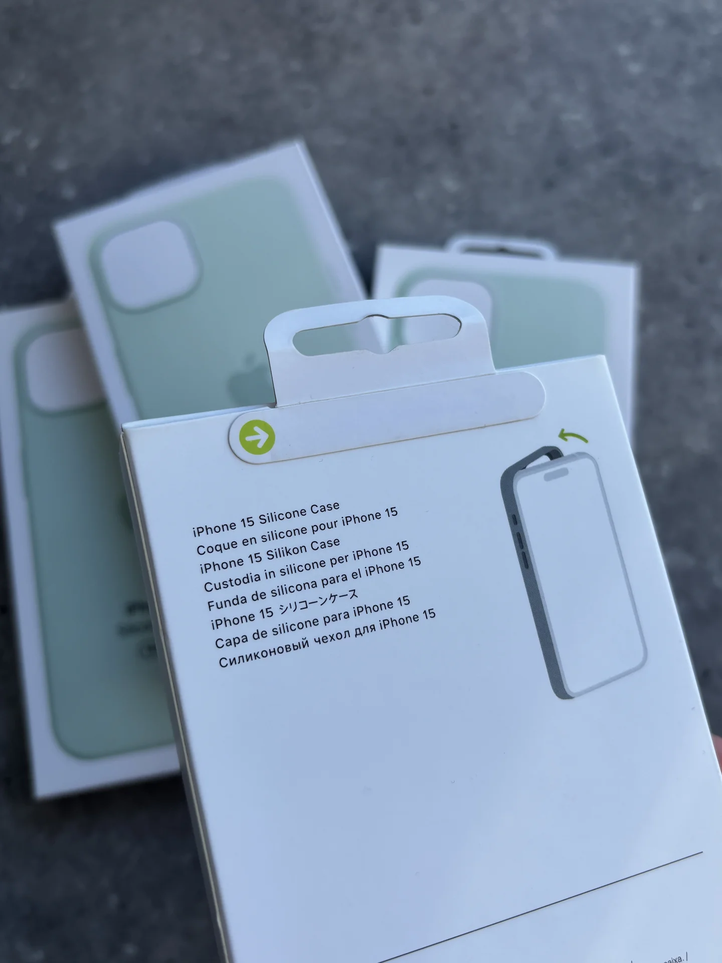 Чехол Silicon Case iPhone 15 soft mint - миниатюра 8
