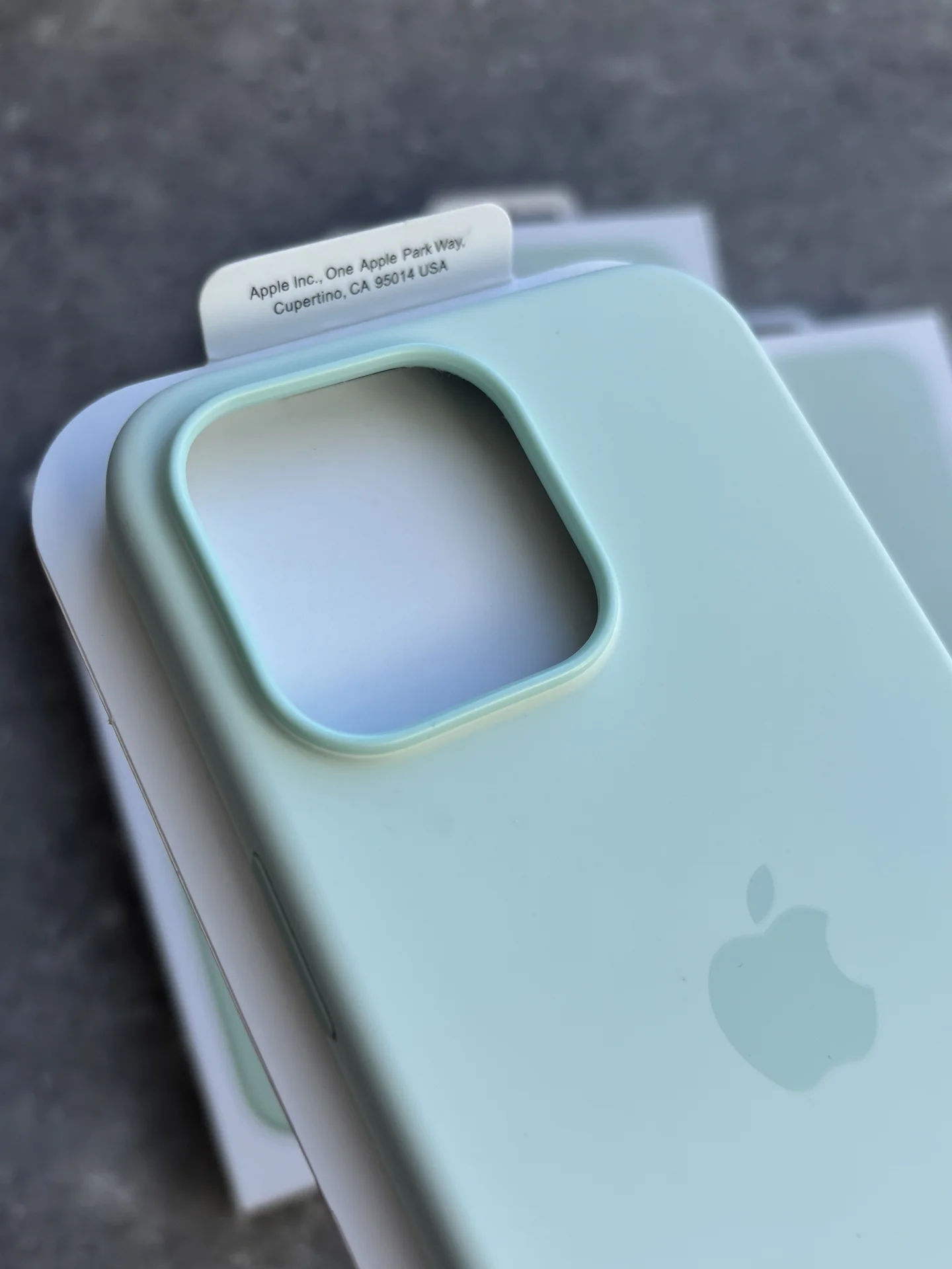 Чехол Silicon Case iPhone 15 Pro Max Soft mint - миниатюра 2