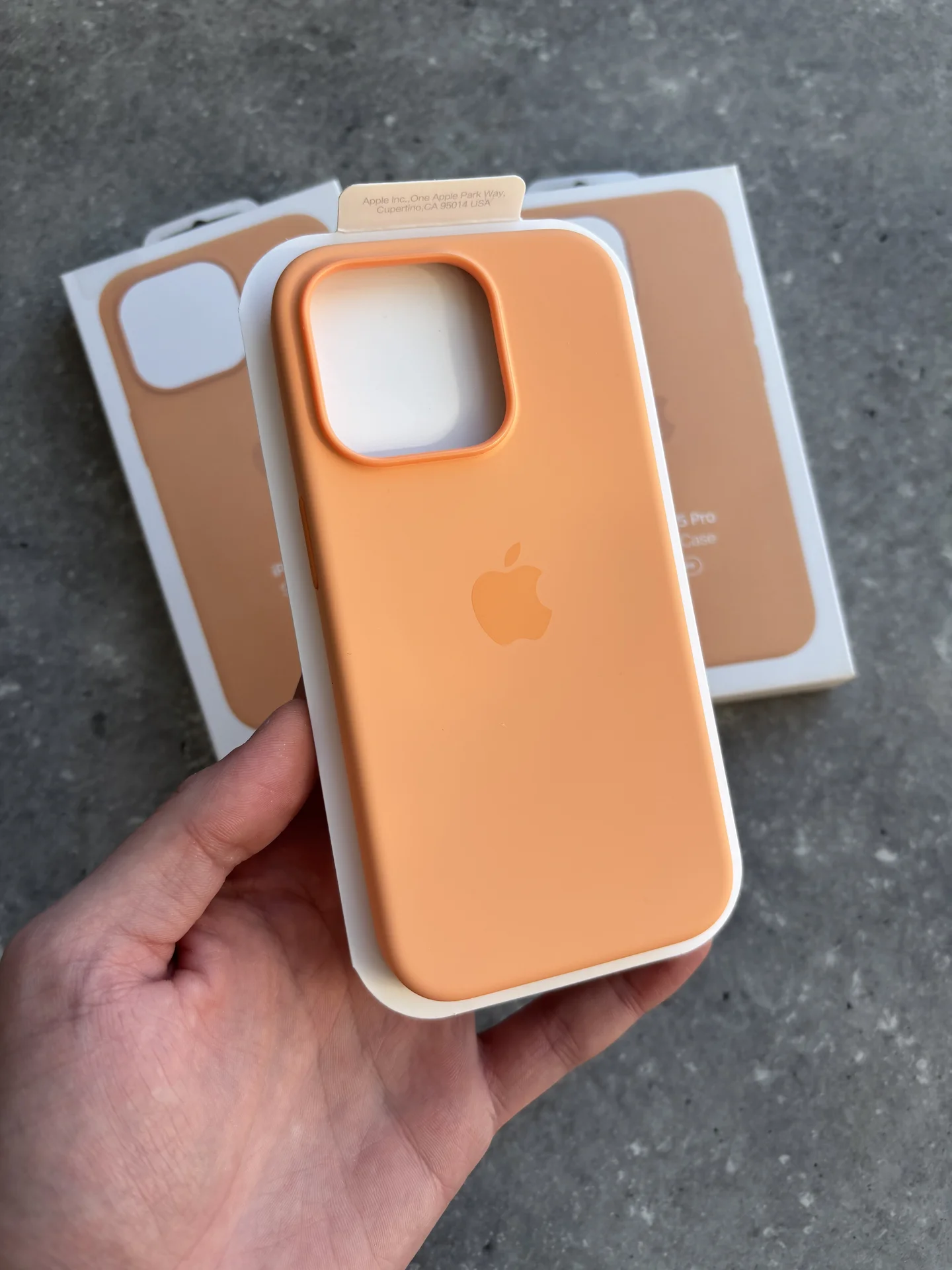 Чехол Silicon Case iPhone 15 Pro Orange оранжевый