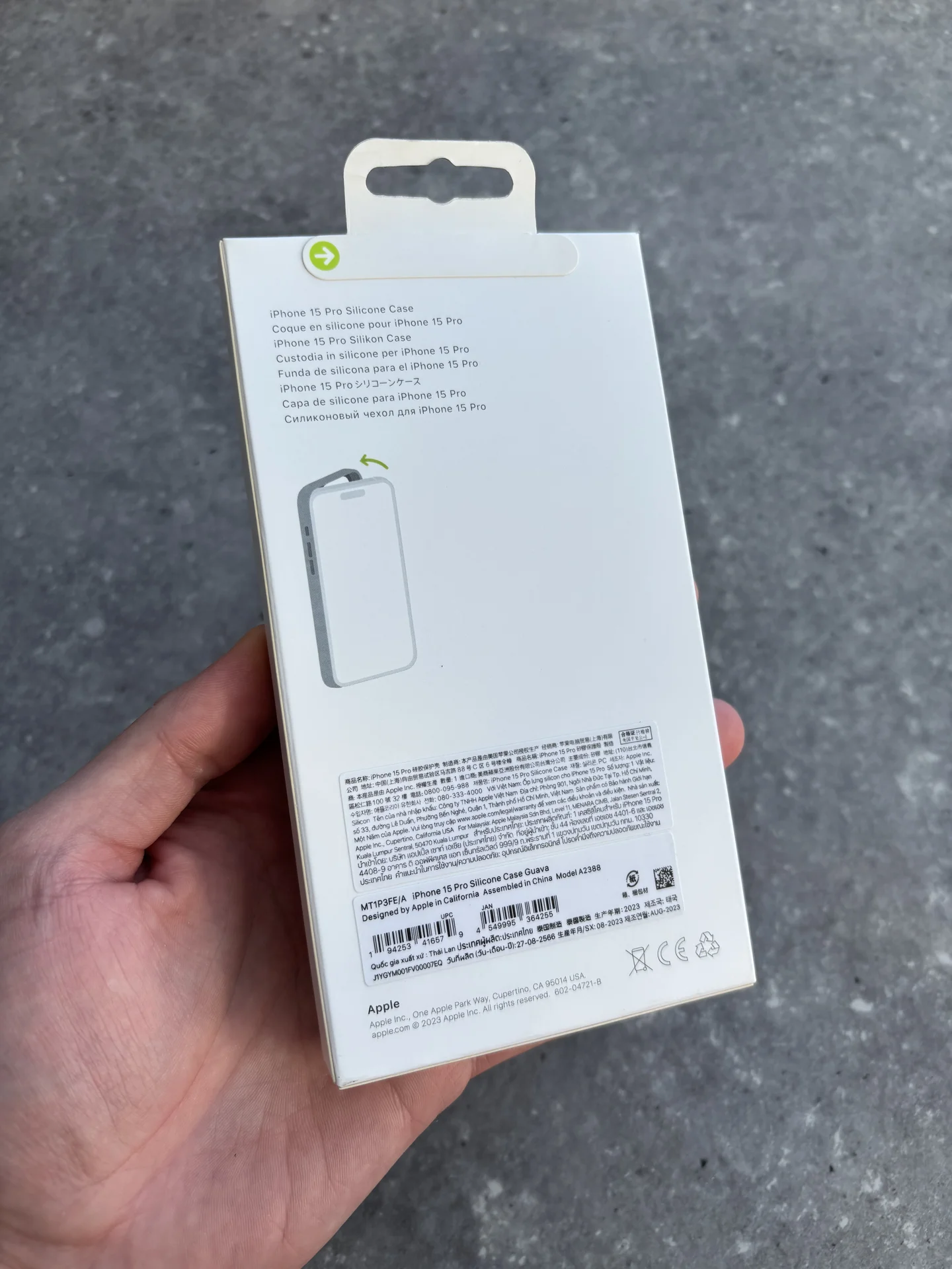 Чехол Silicon Case iPhone 15 Pro Guava гуава - миниатюра 8