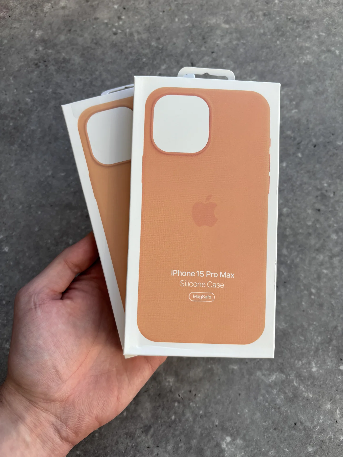 Чехол Silicon Case iPhone 15 Pro Max Orange Sorbet - миниатюра 8