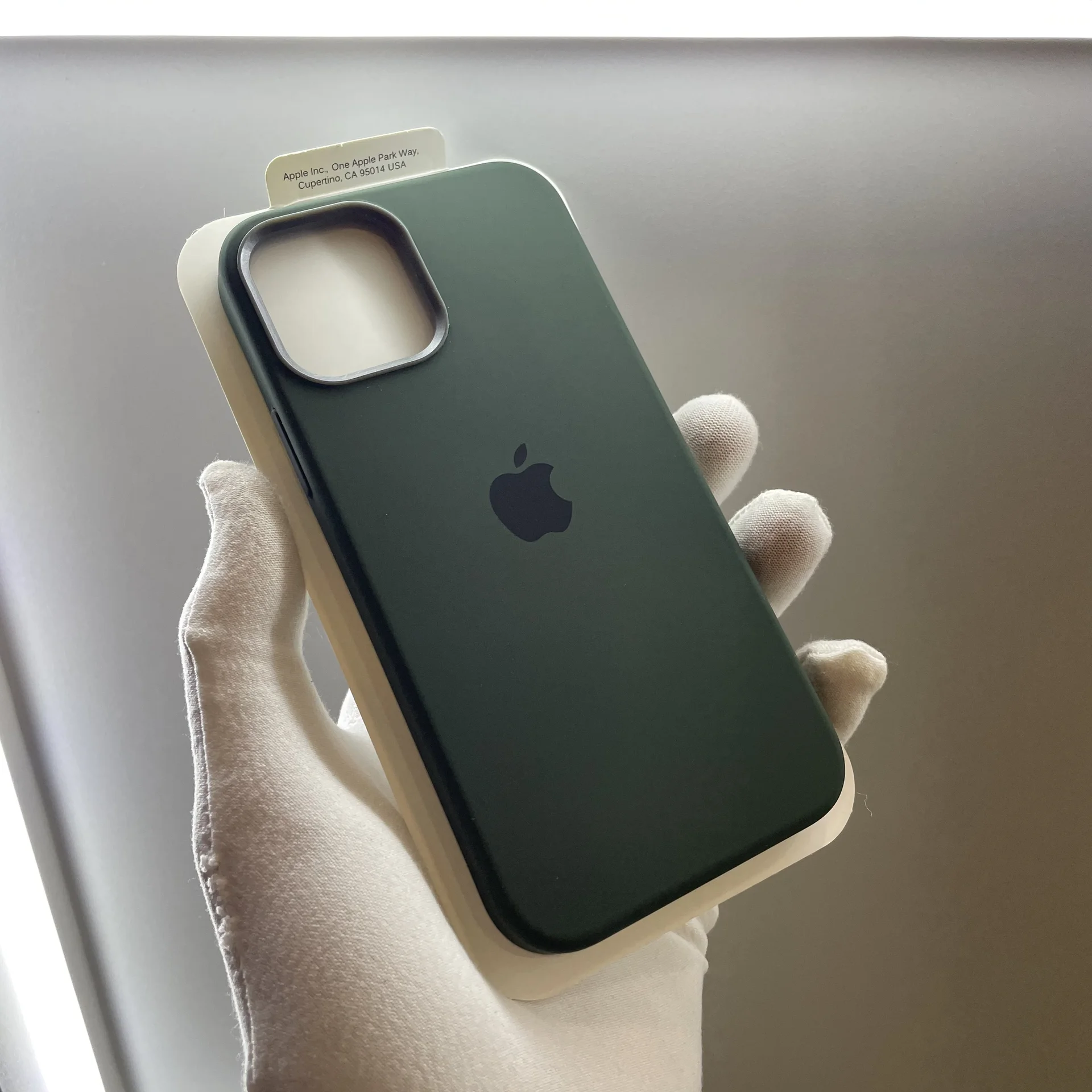 Чехол Silicon Case iPhone 12/ 12 Pro зеленый
