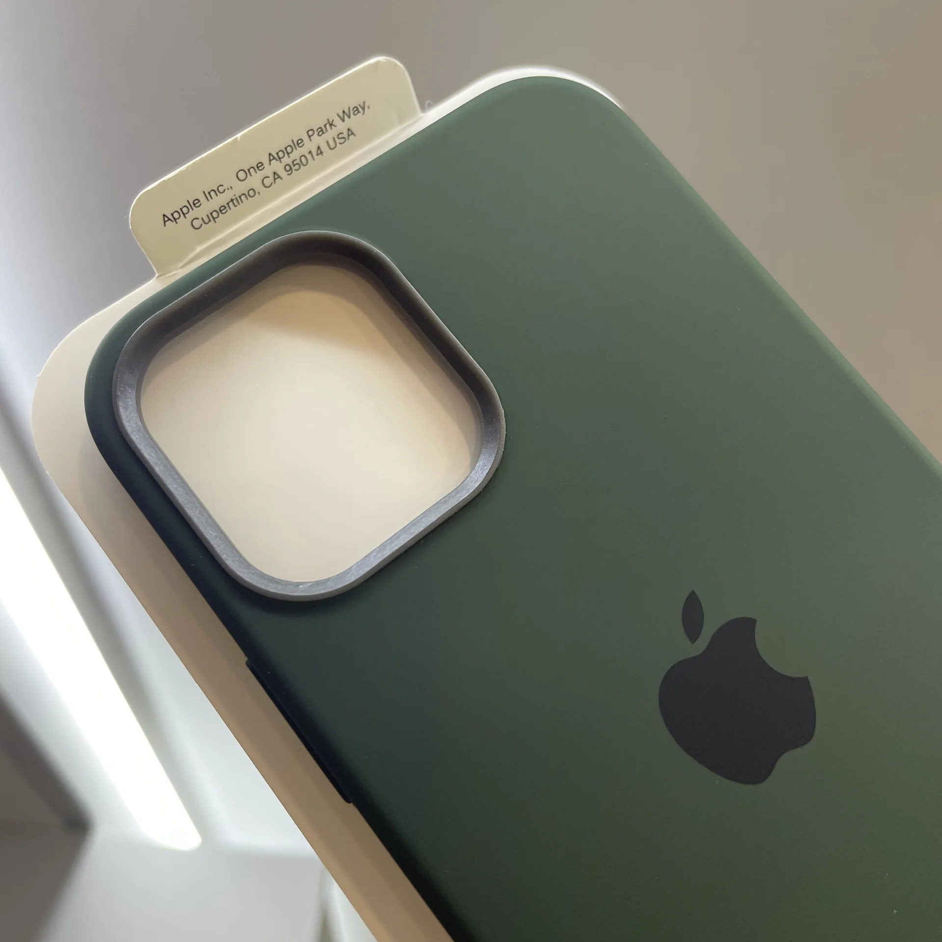 Чехол Silicon Case iPhone 12/ 12 Pro зеленый - миниатюра 2