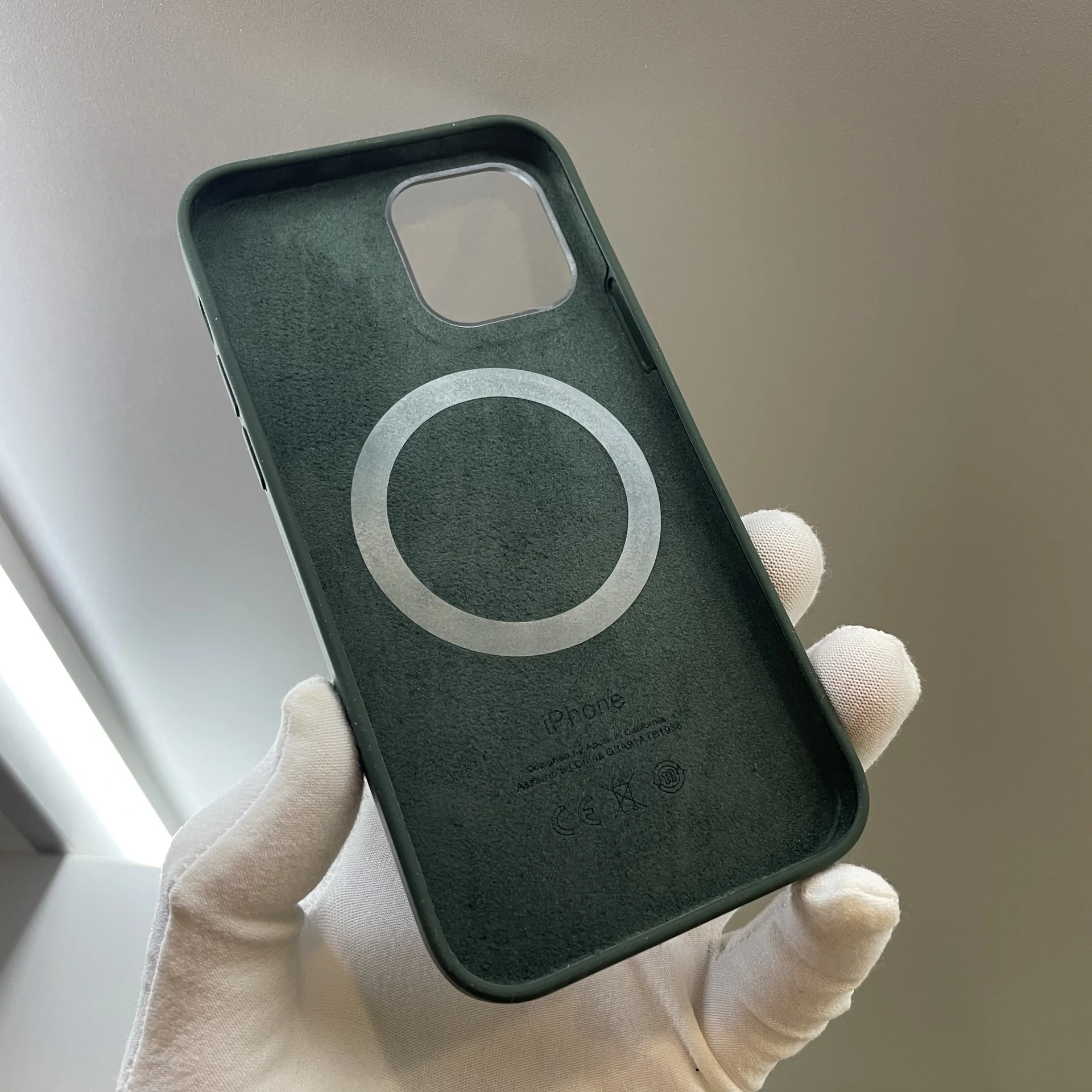 Чехол Silicon Case iPhone 12/ 12 Pro зеленый - миниатюра 4