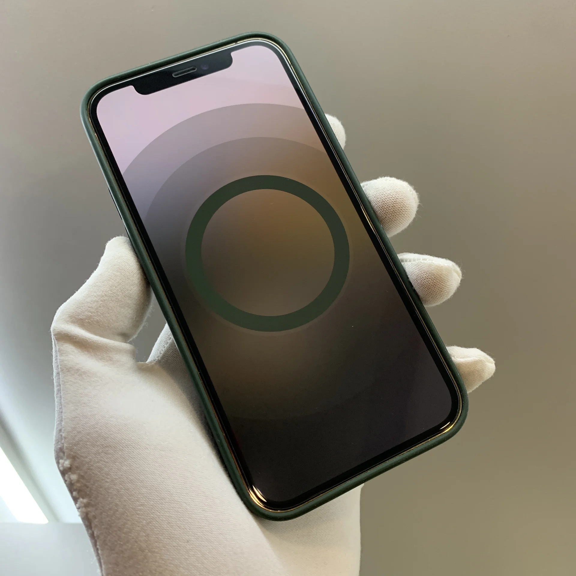 Чехол Silicon Case iPhone 12/ 12 Pro зеленый - миниатюра 5
