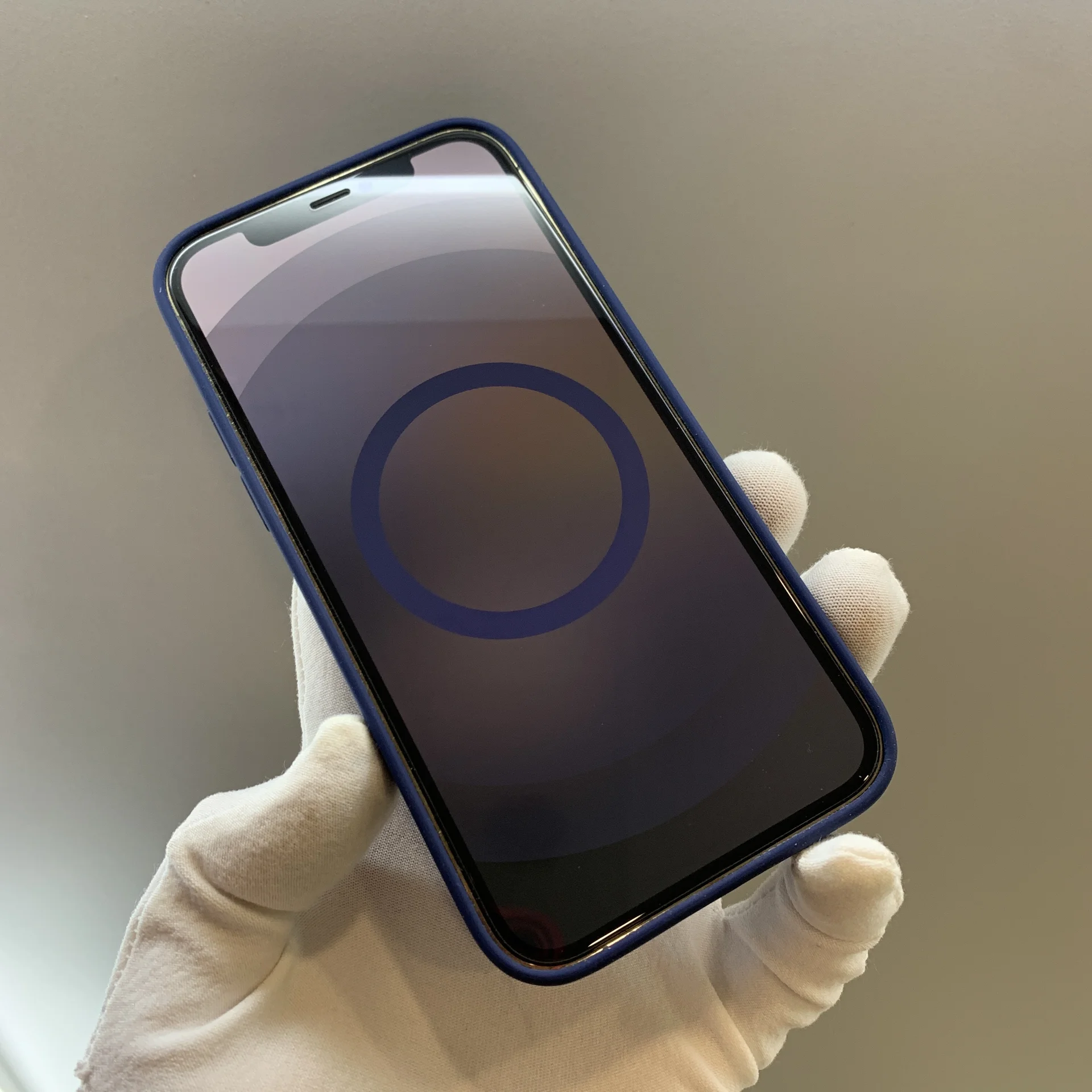 Чехол Silicon Case iPhone 12/ 12 Pro синий - миниатюра 6