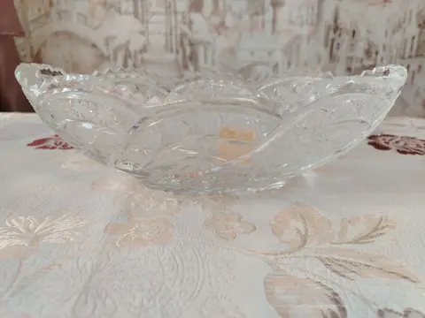 ваза Ладья хрусталь салатник конфетница СССР