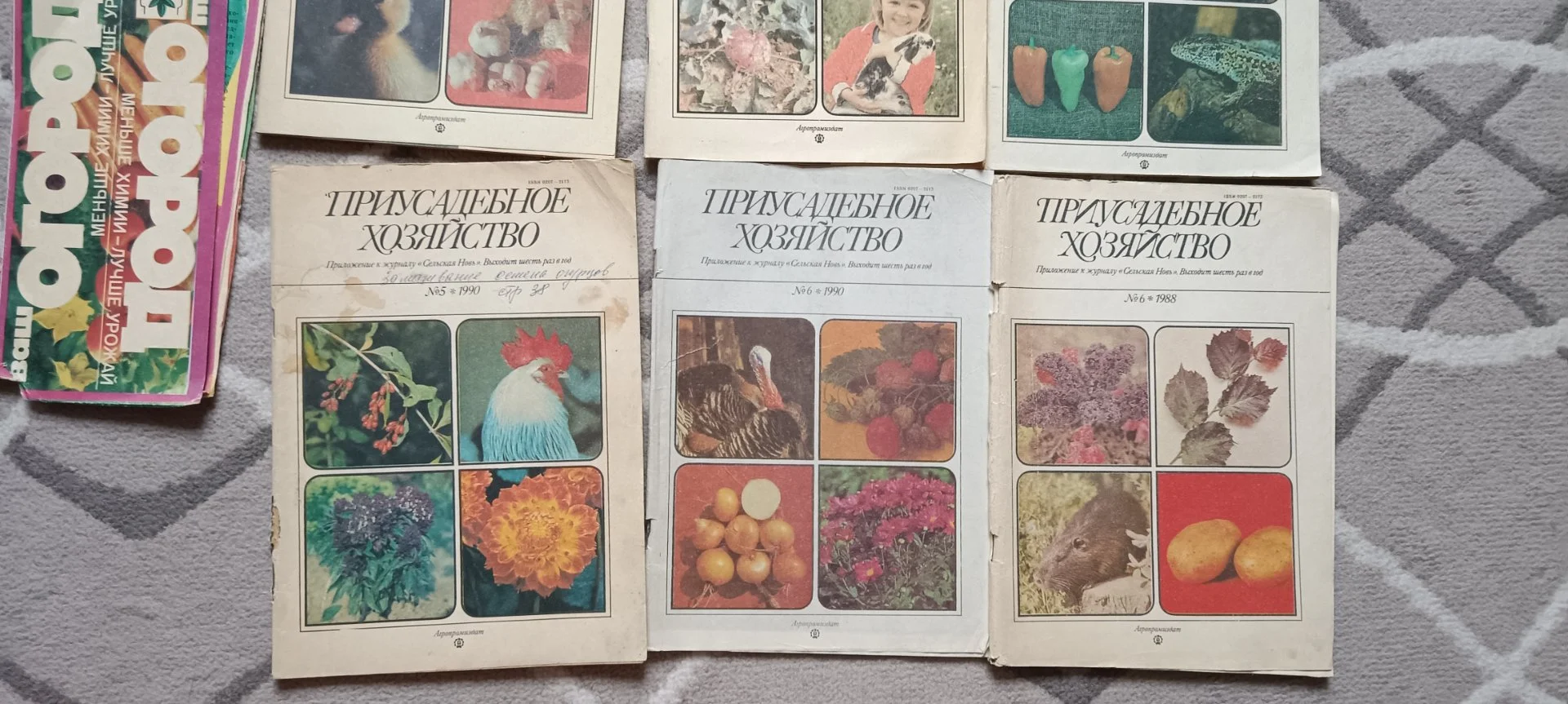 Лот. Приусадебное хозяйство 9 шт. Сад и огород в комнате, Ваш огород, Наш сад. (Ц3) - миниатюра 4