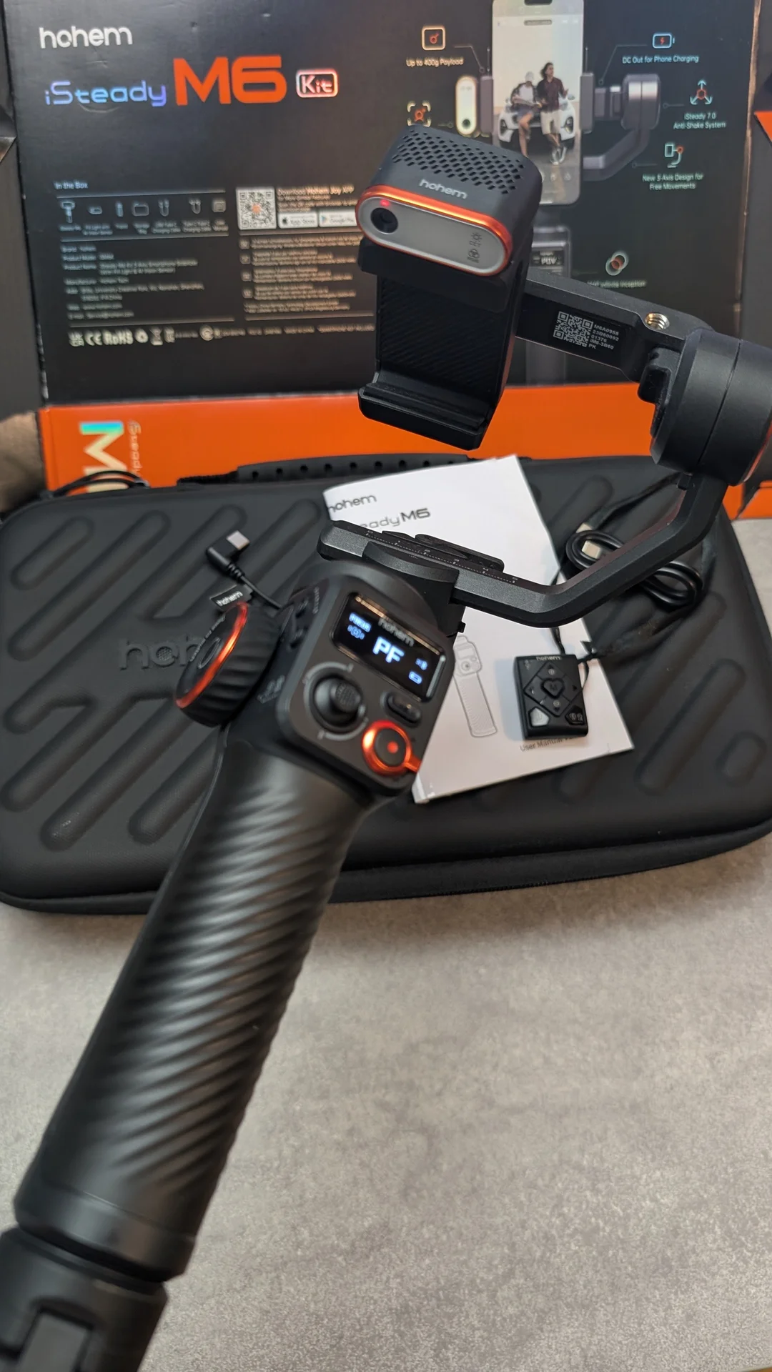 Hohem iSteady M6 Kit стабилизатор для смартфона - миниатюра 3