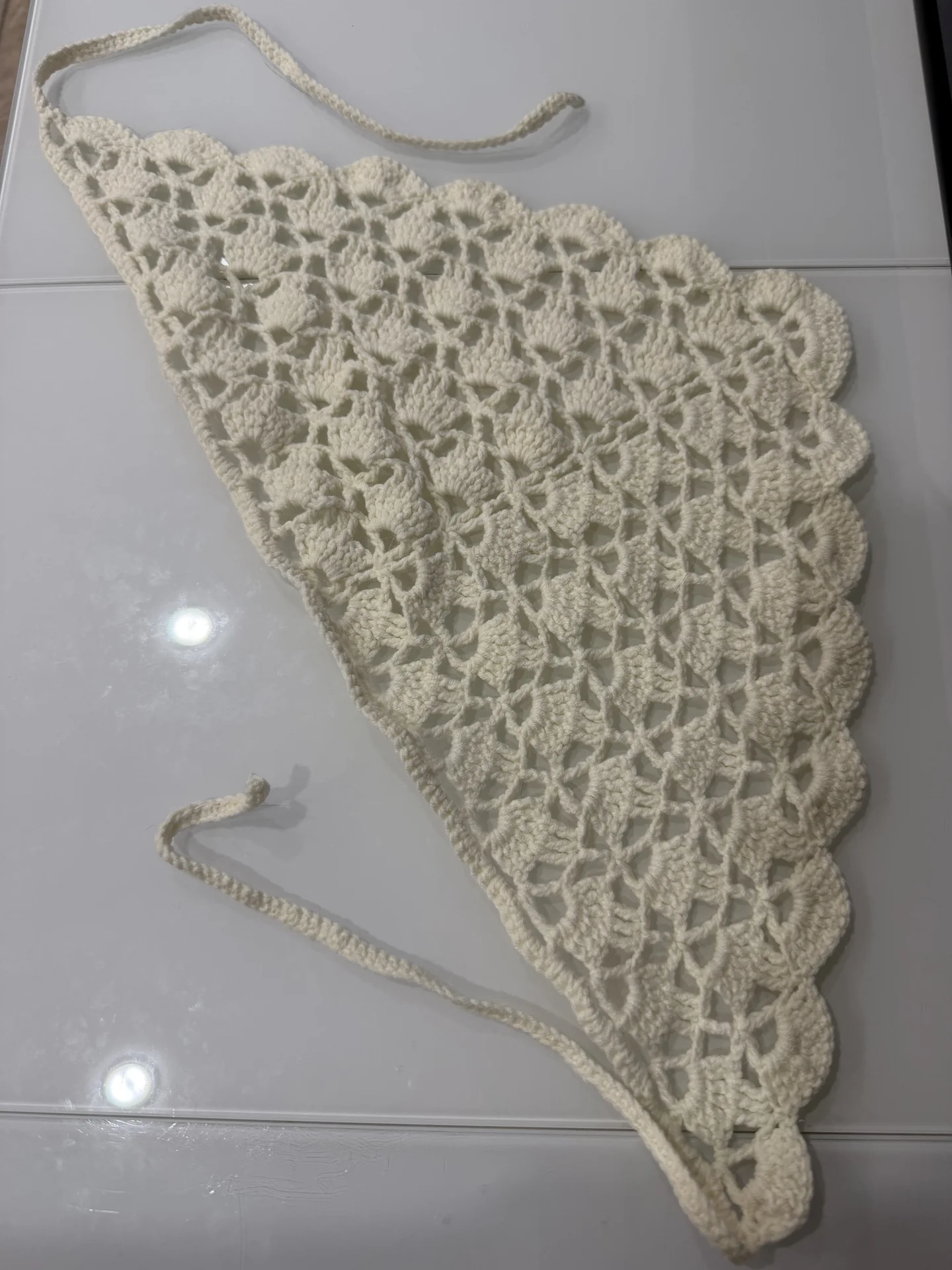 Косынка кроше крючком - изображение 1