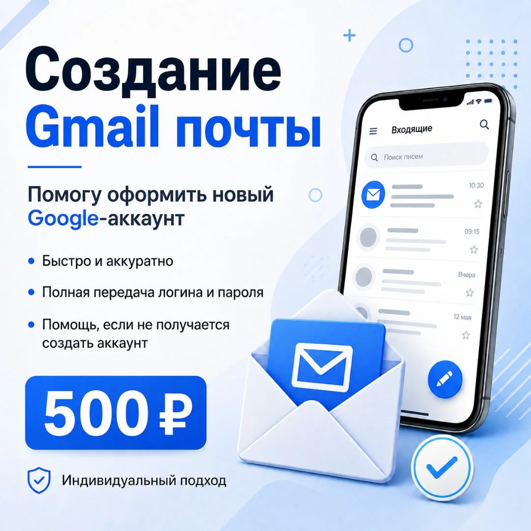 Иностранная почта Gmail - изображение 1