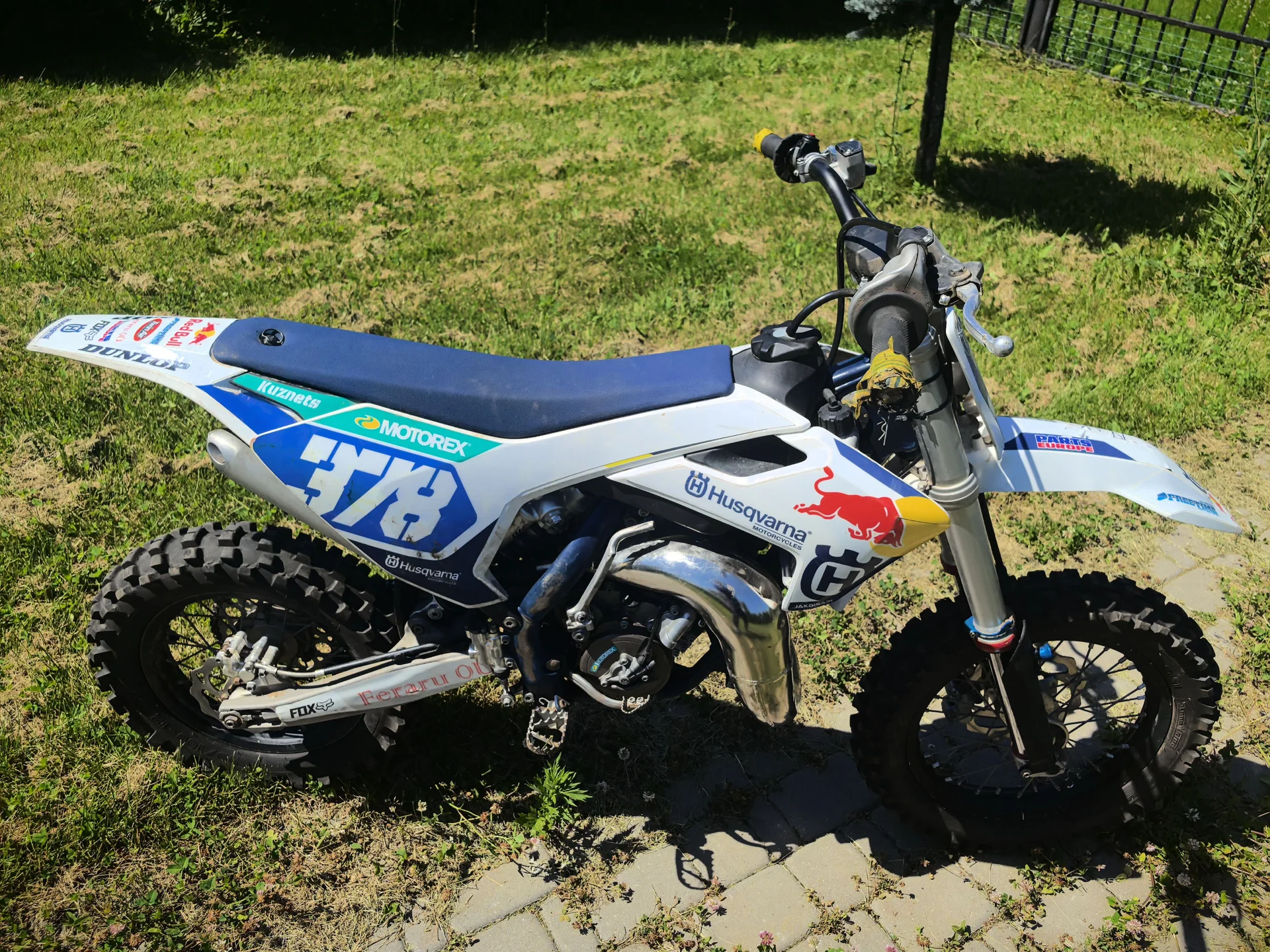 Husqvarna 65 cc 2023 настоящий кроссовый мотоцикл - миниатюра 10