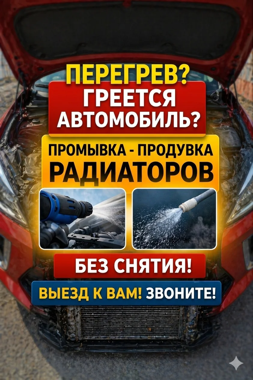 Чистка и мойка радиатора — спаси двигатель - изображение 1