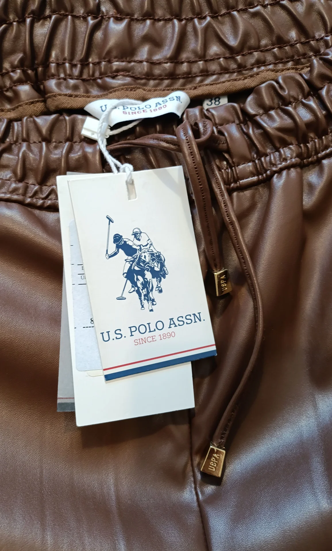 Брюки экокожа U.S.Polo ASSN - миниатюра 2