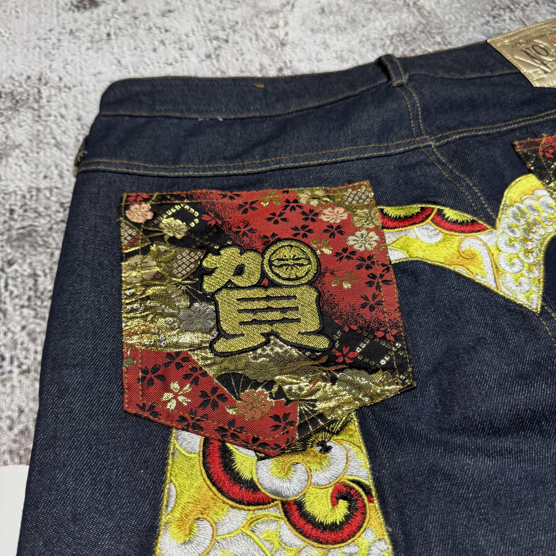 Джинсы Evisu y2k - миниатюра 3