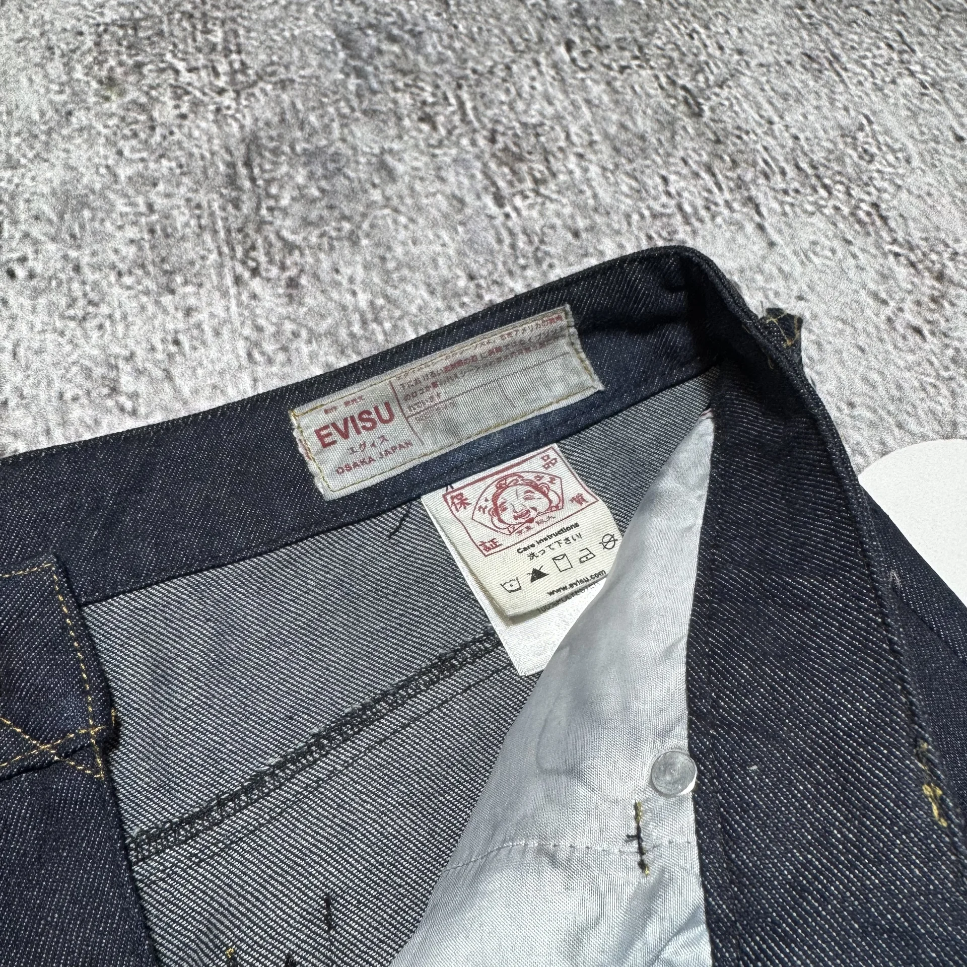 Джинсы Evisu y2k - миниатюра 11