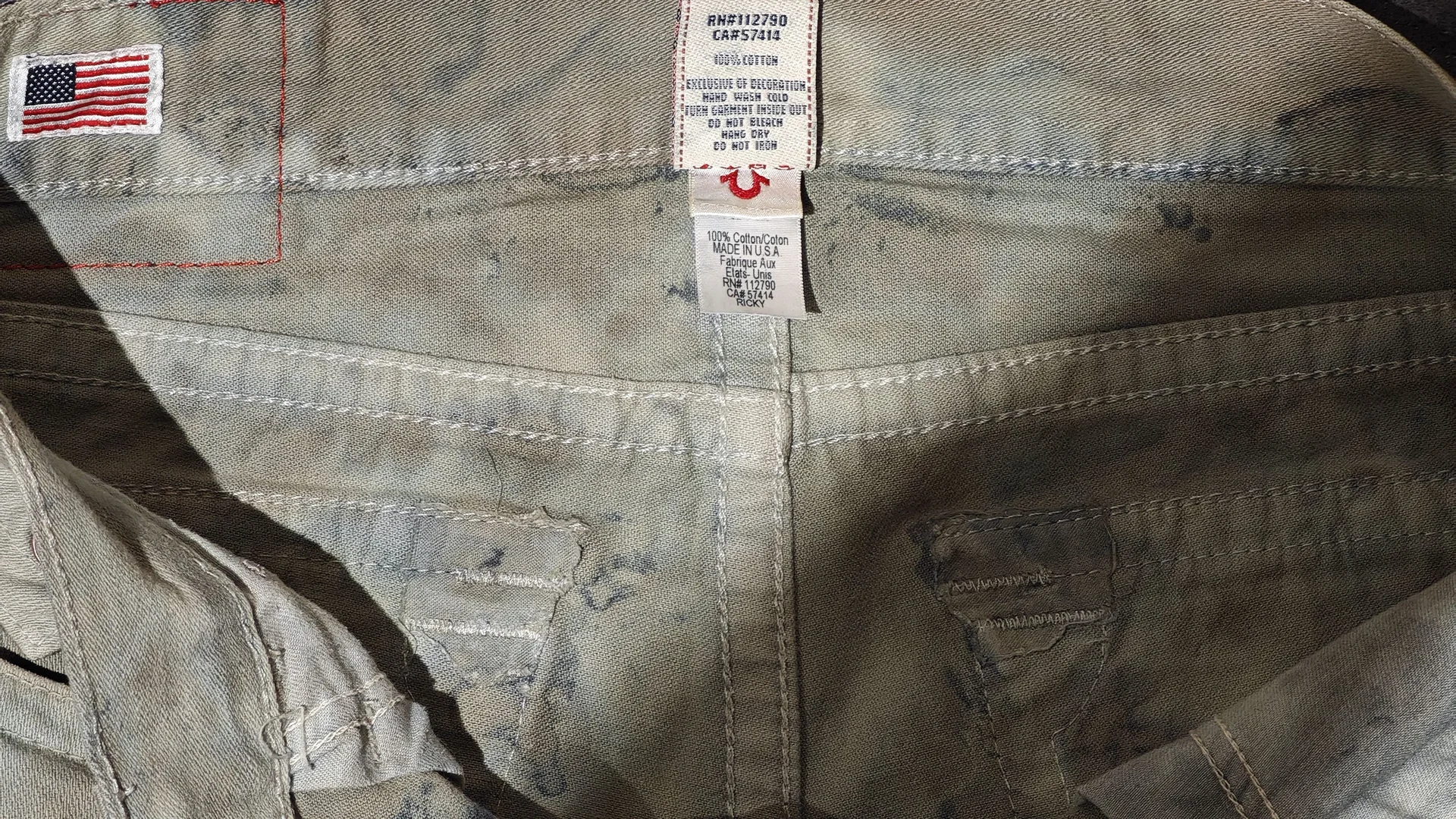 Джинсы true religion tye dye 2012 chief keef - миниатюра 3