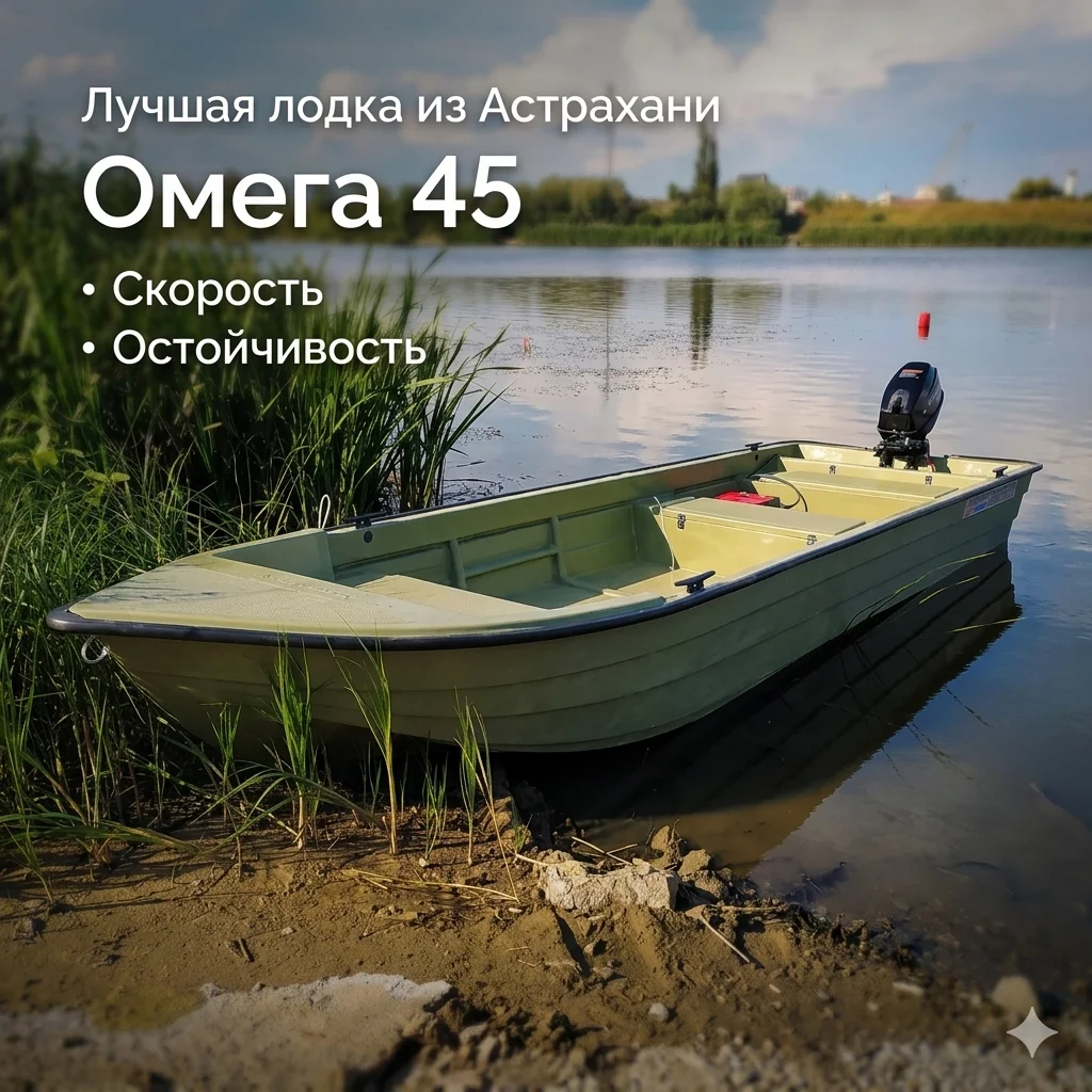 Астраханские лодки Omega XL 45 верфь RBoat - миниатюра 8