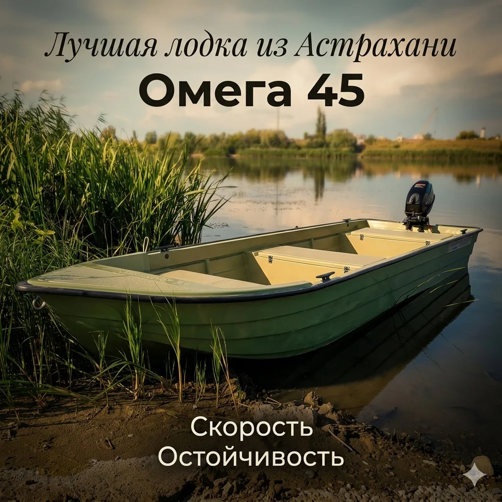 Астраханские лодки Omega XL 45 верфь RBoat - миниатюра 3