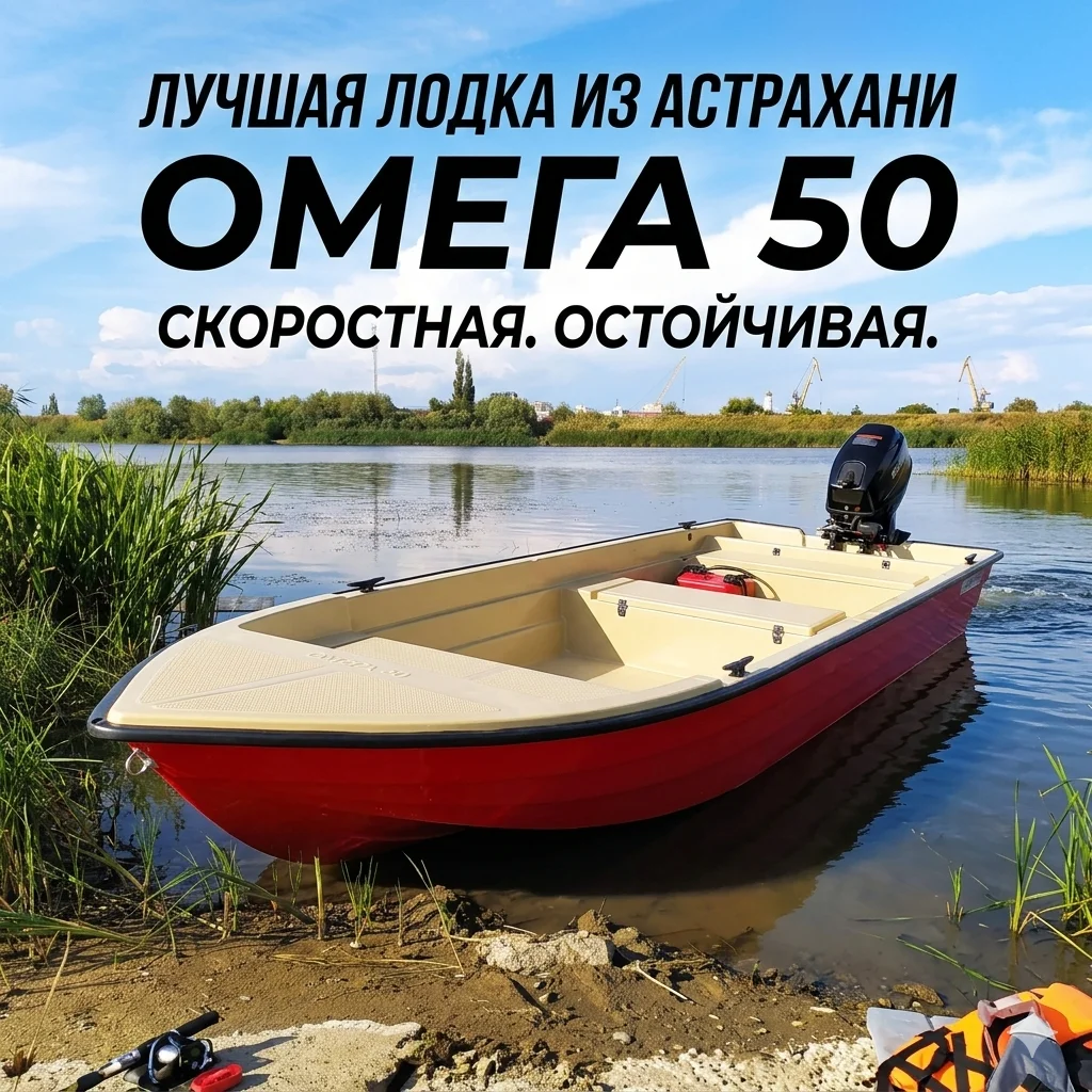 Астраханские лодки Omega XL 50 судоверфь RBoat - изображение 1