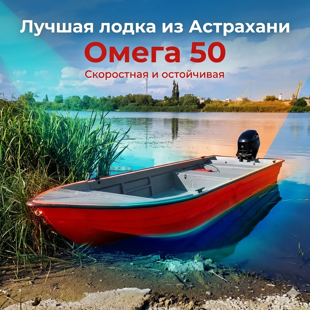 Астраханские лодки Omega XL 50 судоверфь RBoat - миниатюра 4