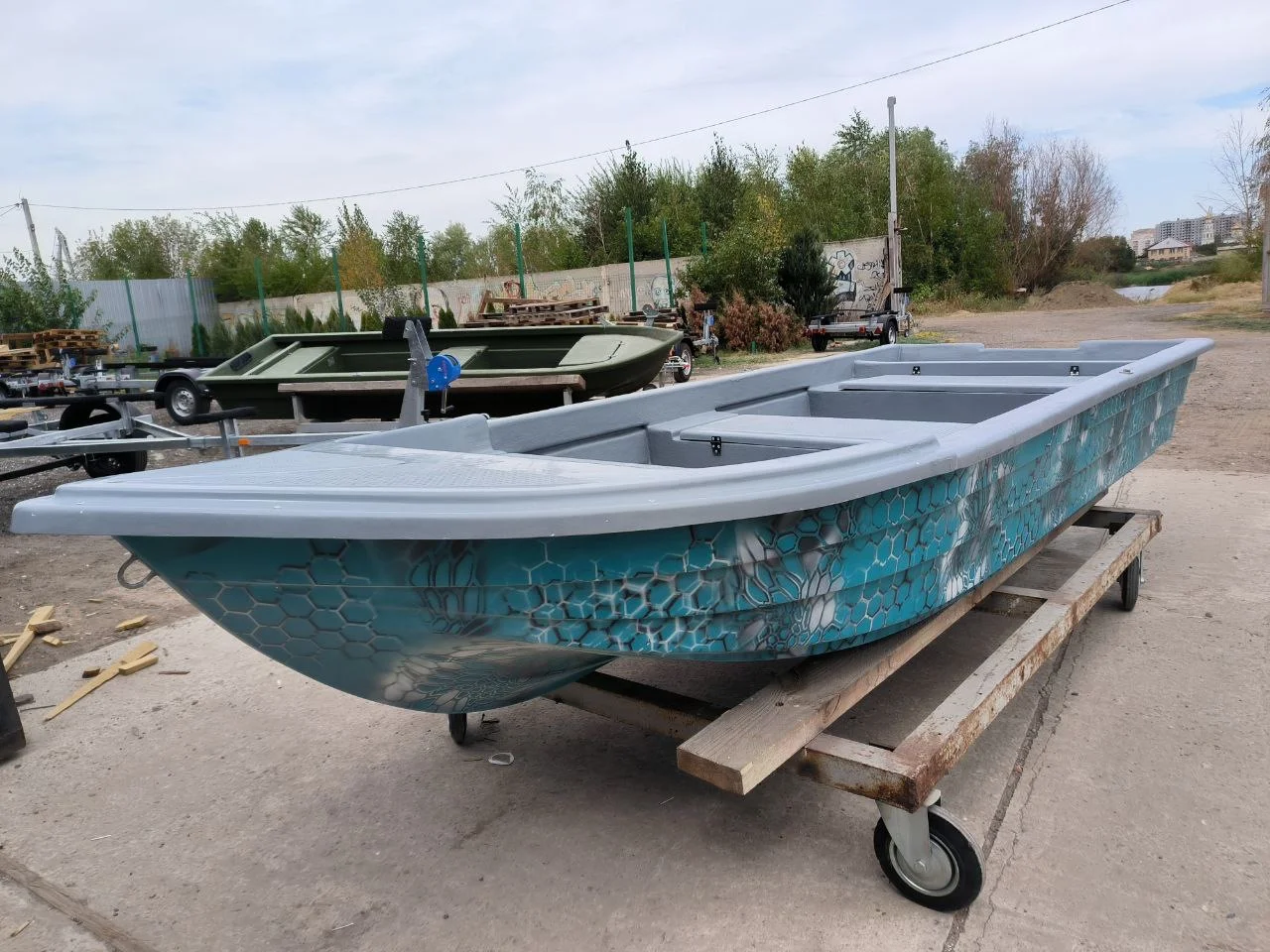 Лодка без регистрации Omega XL 40 судоверфь RBoat Астрахань - миниатюра 4