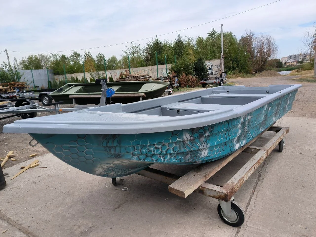 Лодка без регистрации Omega XL 40 судоверфь RBoat Астрахань - миниатюра 13