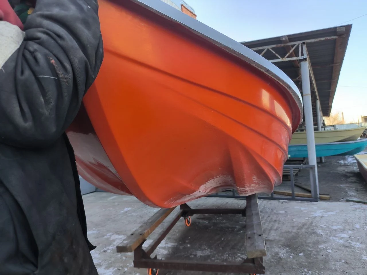 Лодка без регистрации Omega XL 40 судоверфь RBoat Астрахань - миниатюра 14